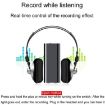 Q25 Intelligent Voice Recorder 16GB Black - HD Noise Canceling - Back Clip - Voice Reporter - 3
