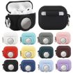Silicone Anti-drop Case for AirPods Pro 2/Airtag 2 - White - 2