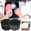 Picture of For Ninja DZ201 Foodi Air Fryer Silicone Baking Cups Egg Cooker (Black)
