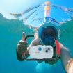 Picture of PULUZ Dual Silicone Handles Aluminium Alloy Underwater Diving Rig for GoPro, Other Action Cameras and Smartphones (Red)