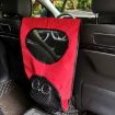 Picture of Car Rear Pet And Kids Deterrent Barrier Automobile Seat Storage Bags (Black)