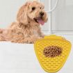 Picture of Silicone Pet Licking Mat Suction Cup Carrot Shape Placemat Cat and Dog Food Retarder (Rose Red)