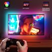 Picture of HDMI Sound Light Synchronizer RGB Smart APP Controll TV Background Wall Atmosphere Lights, Plug: UK Plug