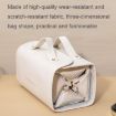 Picture of Portable Large Capacity Travel Detachable Folding Waterproof Cosmetic Bag (Milky White)