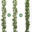 180cm Greenery Eucalyptus Ivy Leaf Rattan Hanging Fake Flower Decoration - 5
