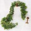 180cm Greenery Eucalyptus Ivy Leaf Rattan Hanging Fake Flower Decoration - 6