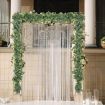 180cm Greenery Eucalyptus Ivy Leaf Rattan Hanging Fake Flower Decoration - 9