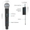 PULUZ 1 To 2 Wireless Microphones with LED Display, 6.35mm Transmitter - 3