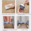 Picture of Magnetic Door Stopper Silent Without Punching Anti-collision Silicone Resistance Door Opener (Gray)