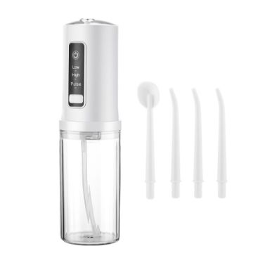 Picture of Portable Storable Tooth Flosser Smart Teeth Cleaning Instrument Household Teeth Cleaner With 4pcs Nozzles