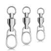 Picture of 5pcs/Pack PROBEROS DAC006 Lure Baits 8-Type Rings Connector High-Speed Bearing Swivel Oval Pin Fishing Gear Accessories, Length: 22mm