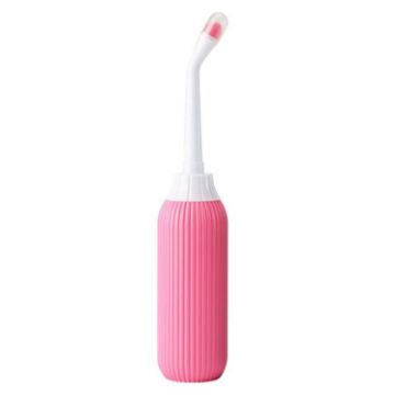 Picture of 500ml Portable Feminine Washing Instrument Handheld Sanitary Wash Bottle For Pregnant Women, Model: Without Valve Pink