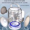 Portable Bluetooth Speaker Outdoor Karaoke Audio Y2 White - 5