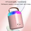 Portable Bluetooth Speaker Outdoor Karaoke Y1 Black - Double Wheat - 6