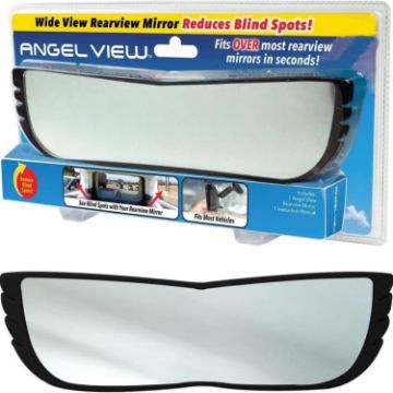 Picture of Wide-Angle Rearview Mirror Reduce Blind Spots Fits Most Cars SUVs
