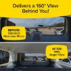 Picture of Wide-Angle Rearview Mirror Reduce Blind Spots Fits Most Cars SUVs
