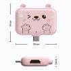 Picture of 3 In 1 Type-C Docking Station USB Hub For iPad/Phone Docking Station, Port: 3H HDMI+PD+USB3.0 Pink
