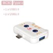 Picture of 3 In 1 Type-C Docking Station USB Hub For iPad/Phone Docking Station, Port: 3C USB3.0+USB2.0 x 2 White