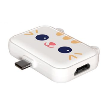 Picture of 3 In 1 Type-C Docking Station USB Hub For iPad/Phone Docking Station, Port: 3H HDMI+PD+USB3.0 White