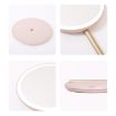 Picture of H-M-02 12 LEDs Portable Charging Magnetic Folding Travel Light Makeup Mirror (Pink)