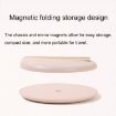 Picture of H-M-02 12 LEDs Portable Charging Magnetic Folding Travel Light Makeup Mirror (Pink)