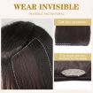 Picture of 2pcs/Pack Invisible Pad Hair Roots Both Sides Puffy Wig Piece Faux Hair Extension Pad Hair Piece, Color: 10cm Light Brown