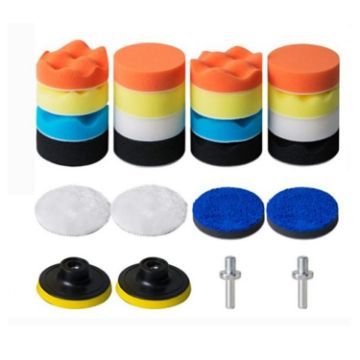 Picture of 24 In 1 3 Inch Polishing Waxing Pad Sponge Buffing Kit
