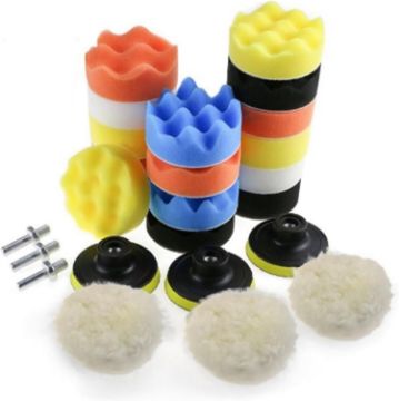 Picture of 25 In 1 3 Inch Polishing Waxing Pad Sponge Buffing Kit