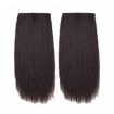 Picture of 2pcs/Pack Invisible Pad Hair Roots Both Sides Puffy Wig Piece Faux Hair Extension Pad Hair Piece, Color: 30cm Dark Brown