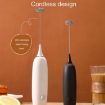 Picture of Cordless Handheld Milk And Coffee Frother Household Small Baking Mixing Tool (Black)