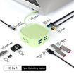 BS10H Type-C Docking Station USB Hub Ethernet Port Green - 5
