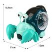 Picture of Crawling Hermit Crab Educational Electrical Toys Universal Music Light Projection Cartoon Children Toys (Blue)