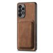 Samsung Galaxy S9 Retro Leather Card Bag Magnetic Phone Case - Brown - 2