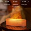 Picture of Lava Flame Aromatherapy Machine Air Atomizing Humidifier With Colorful Light, Model: DQ711 Pro White