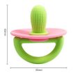 Picture of Silicone Cactus Teether Baby Anti Teething Sticks Toys (Green And Yellow)