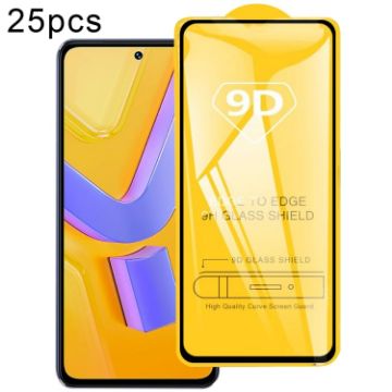 Picture of For vivo Y100 IDN 25pcs 9D Full Glue Screen Tempered Glass Film