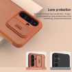 NILLKIN QIN Series Pro Leather Phone Case for Samsung Galaxy A55 - Brown - 4