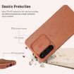 NILLKIN QIN Series Pro Leather Phone Case for Samsung Galaxy A55 - Brown - 7