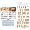 Picture of 53 In 1 Wood Burning Pen Tips Soldering Iron Tip For Pyrography Working Carving 15 Grids