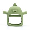 Cute Ducks Teething Toys Baby Infant Teething Pacifying Silicone - Olive Green - 1