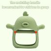 Cute Ducks Teething Toys Baby Infant Teething Pacifying Silicone - Olive Green - 6