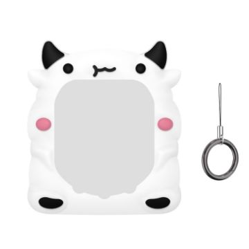 Picture of For Tamagotchi Uni (2023) Pet Game Console Silicone Protective Case (White Cow)