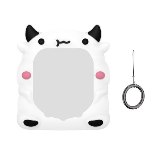 Picture of For Tamagotchi Uni (2023) Pet Game Console Silicone Protective Case (White Cow)