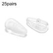 Picture of 25pairs Eyeglasses Airbag Nosepiece Silicone Soft Nose Pad Universal Accessory, Model: Non-Slip