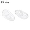 Picture of 25pairs Eyeglasses Airbag Nosepiece Silicone Soft Nose Pad Universal Accessory, Model: Medium