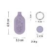 Samsung Galaxy SmartTag2 Waterproof Silicone Case - White - 4