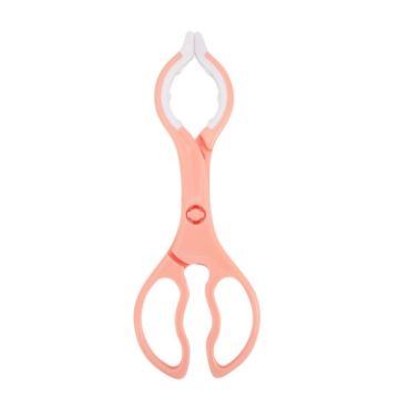 Picture of Multifunctional Heat Resistant Bottle Clip Baby Anti-Slip Removable Pacifier Clamp (Pink)