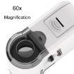 Picture of 60x Portable Mini Microscope Pendant With LED Lights Outdoor Exploration Observation Fun Kids Toys (White)