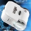 Portable Mini Microscope Pendant With LED Lights - Blue - 7