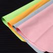 Picture of 5pcs/Set Suede Glasses Cleaning Cloth Computer Cell Phone Screen Cleaning Wipe 14.5 x 17.5cm (Random Color)